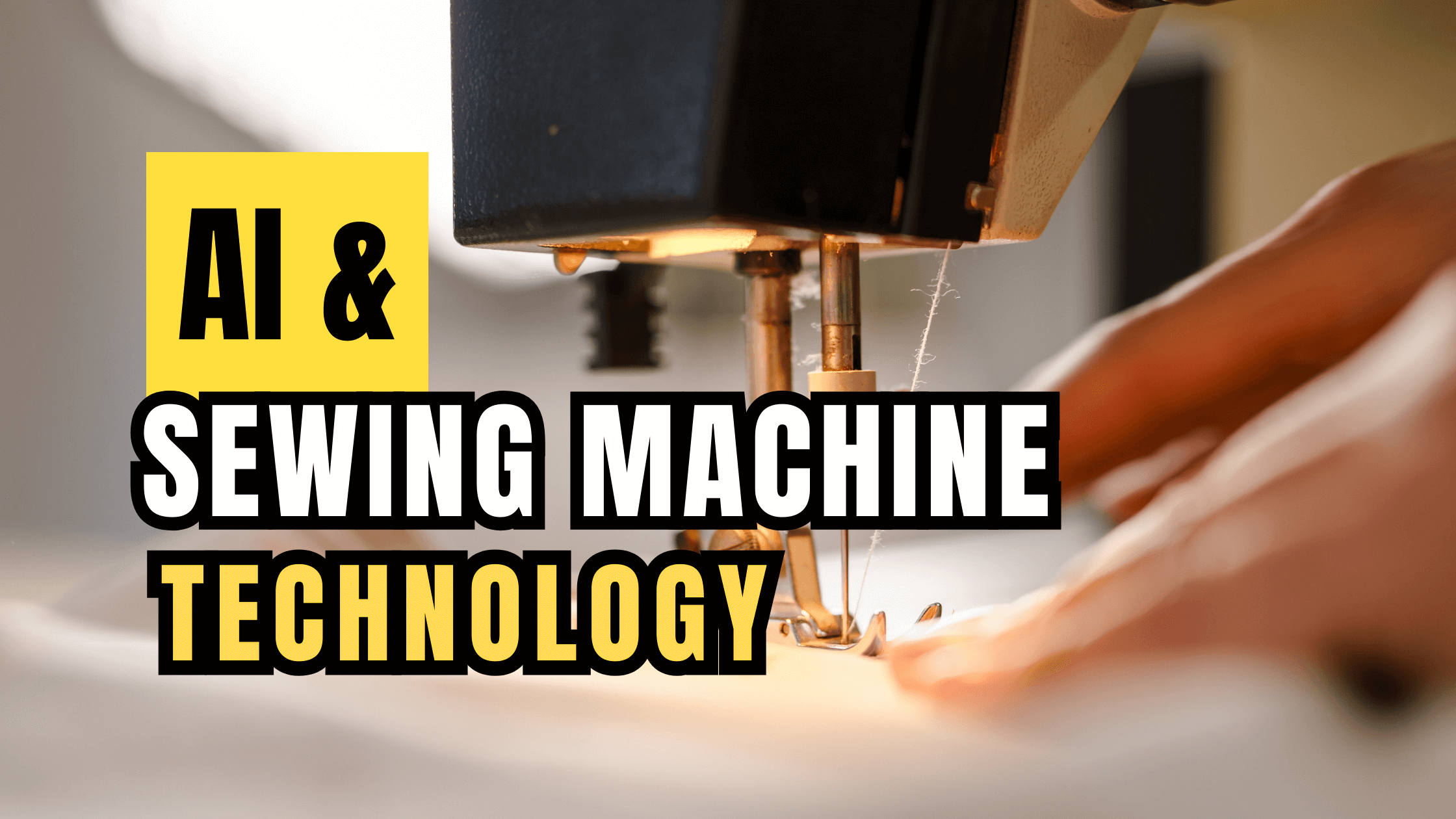 The Future of Garment Manufacturing: AI and Sewing Machine Technology